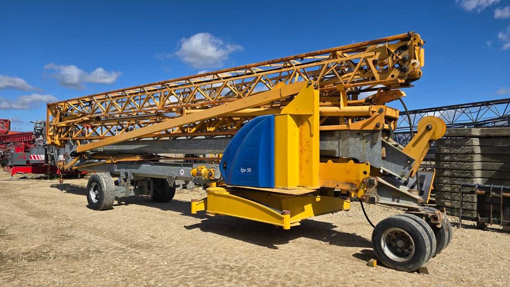 Żuraw szybkomontujący, dźwig budowalny Potain IGO 50 2011