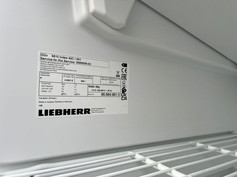 2023 року! Стан НОВОЇ . Професійна морозильна камера Liebherr GGv 5810