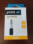 Adapter Jack 6.3 mm (wtyk) - Jack 3.5 mm (gniazdo).