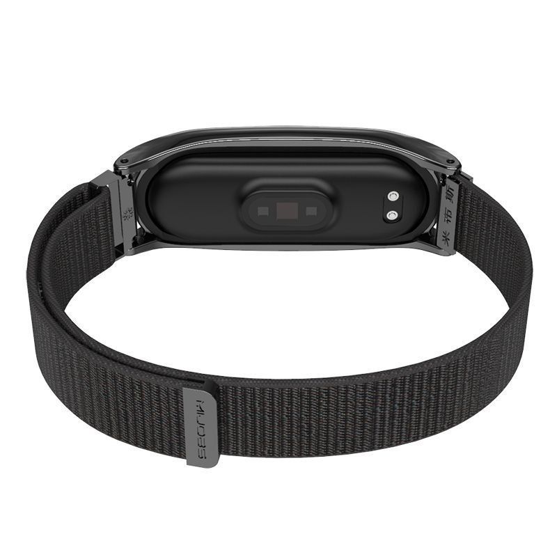 Pasek Nylon Do Xiaomi Mi Band 5 / 6 Black