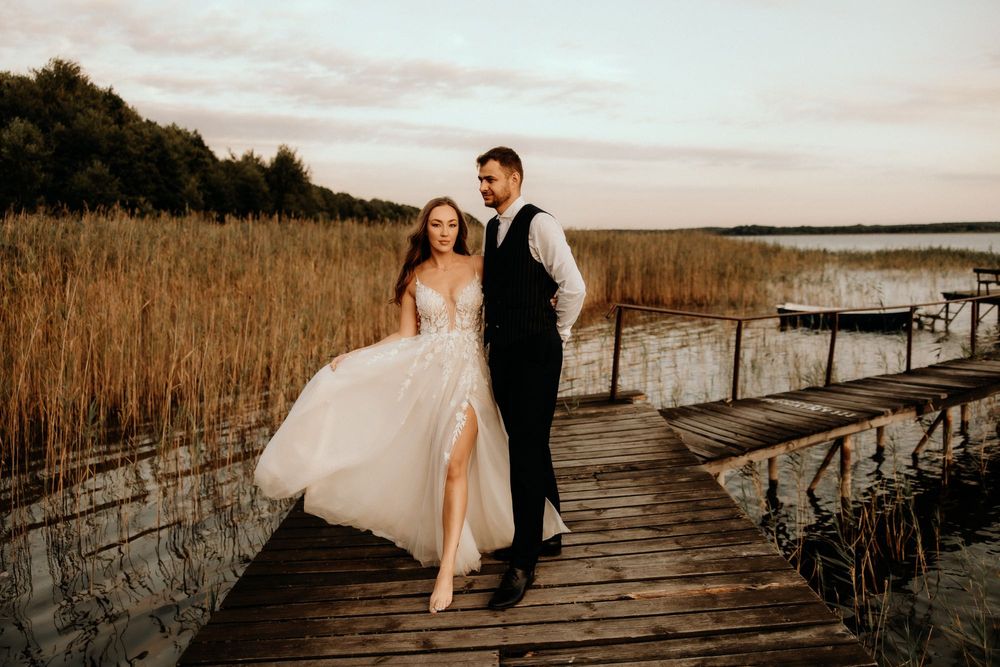 Suknia ślubna Tom Sebastien Alice rozmiar 38