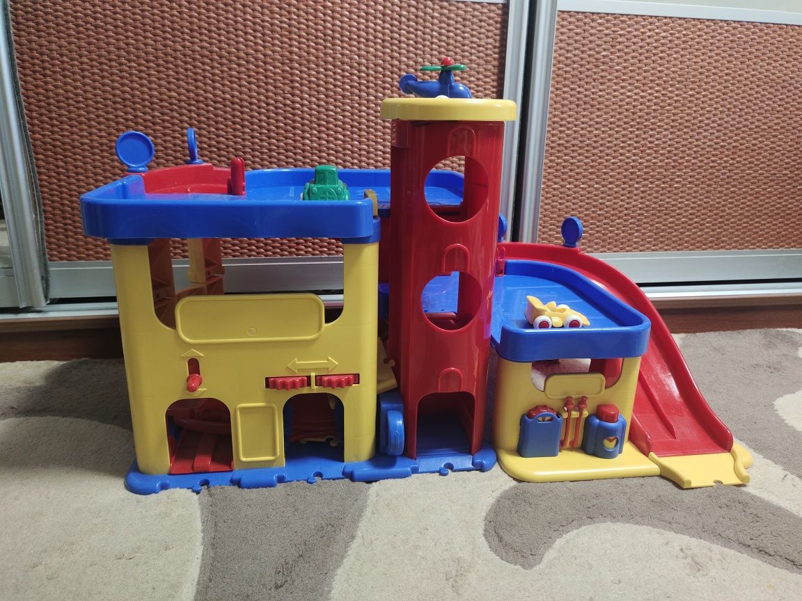 Игровой набор Viking Toys Трехуровневый гараж