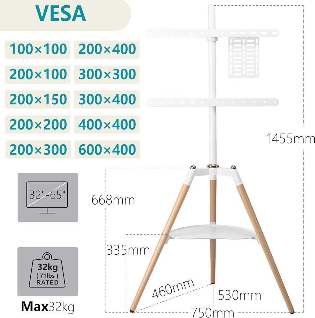 ETHU Statyw sztaluga stojak pod telewizor do ekranu 32-65"