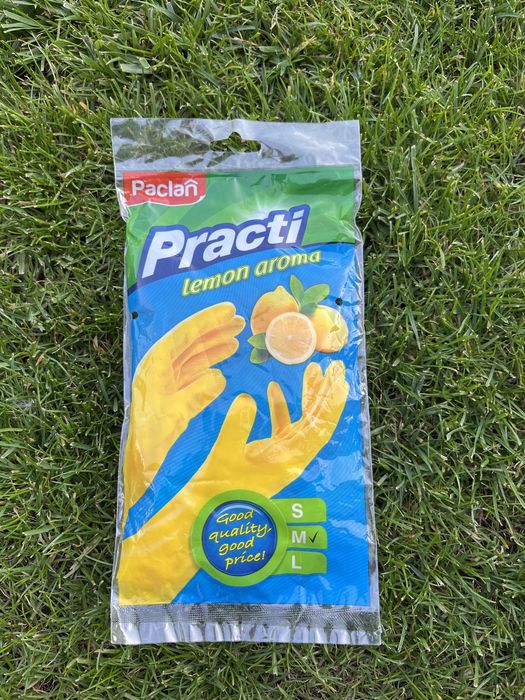 Rekawice gumowe practi lemon