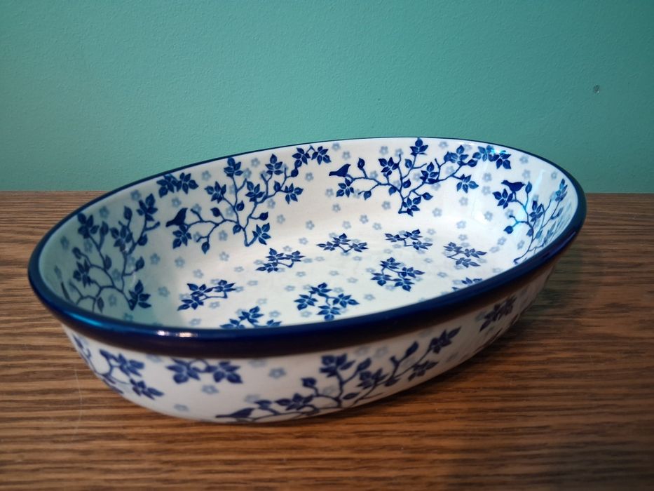 Polmisek owalny 1L 24cm GAT1 Ceramika Artystyczna Boleslawiec