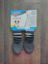 Buciki skarpetki ochronne dla psa M/L podgumowane