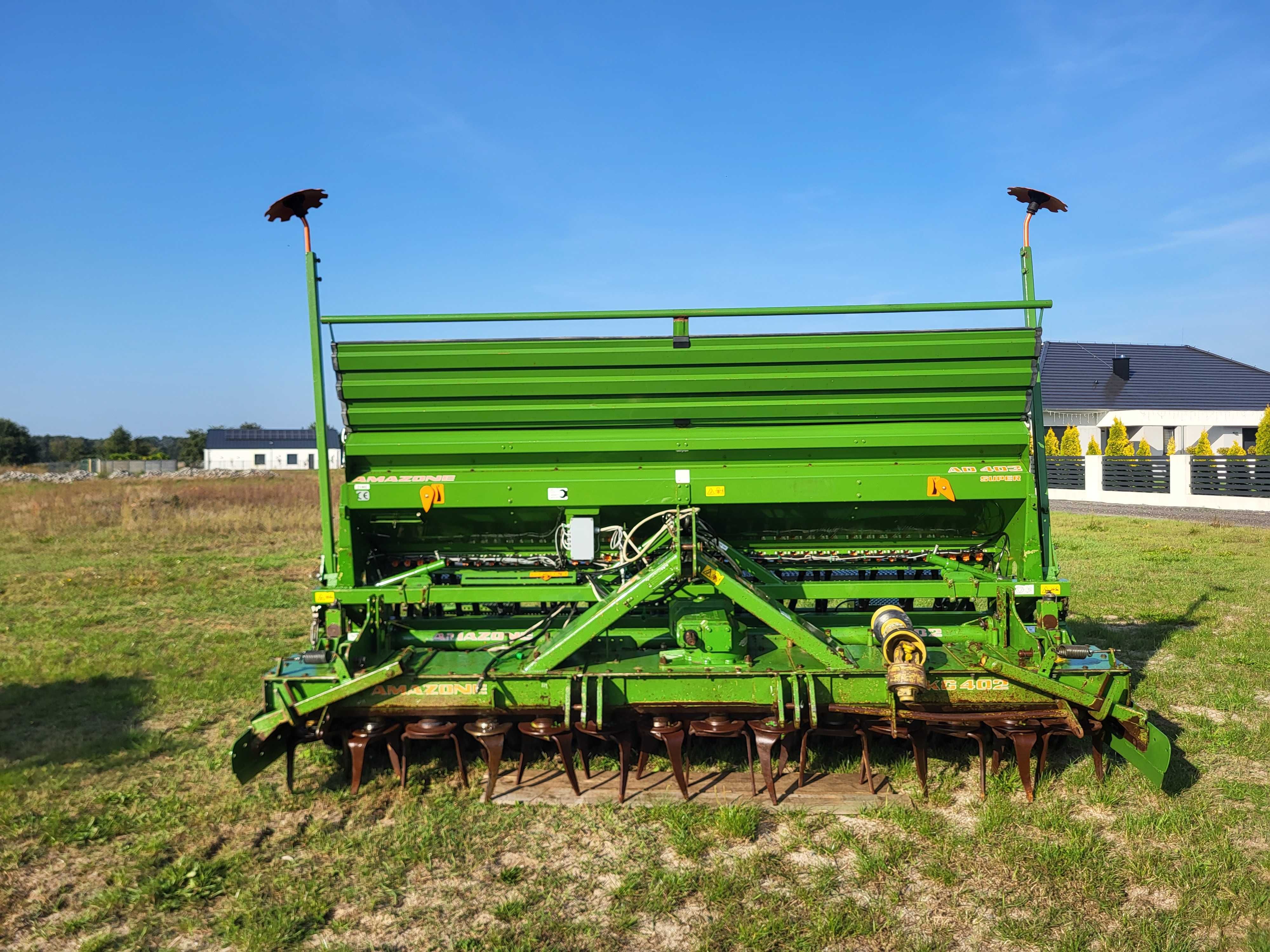 Zestaw Siewnik Amazone Ad 403 Agregat Kg 402 Ke Kx - p 303 Super 4000