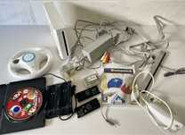 Lote Nintendo Wii Avariada + Jogos, Volante, Carregadores