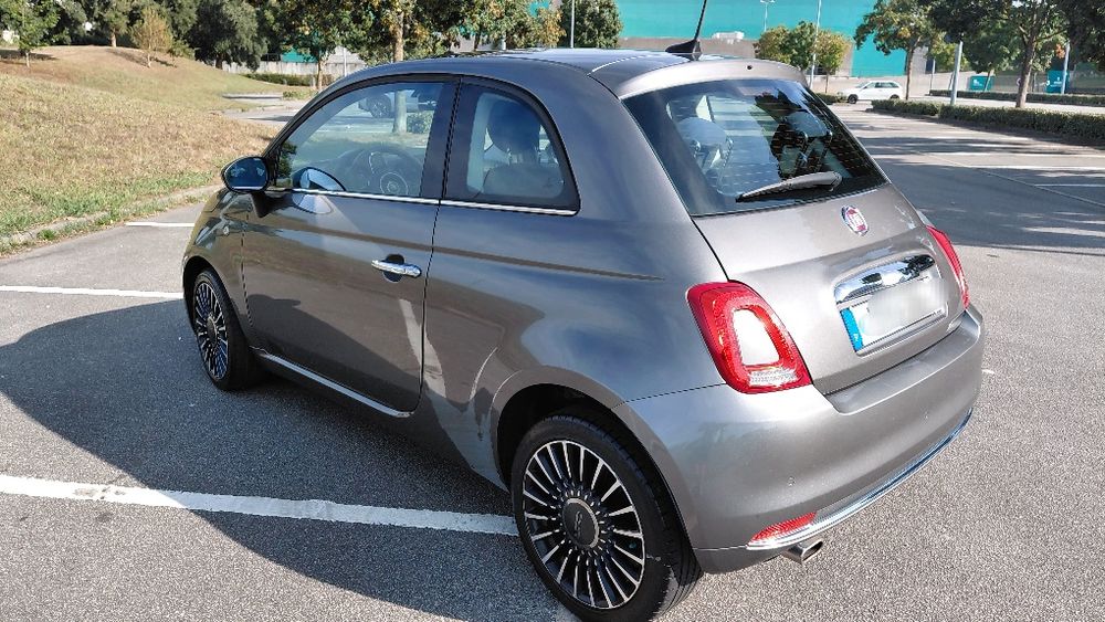 Fiat 500 1.2Lounge Automatico Pouco km irrepreensível