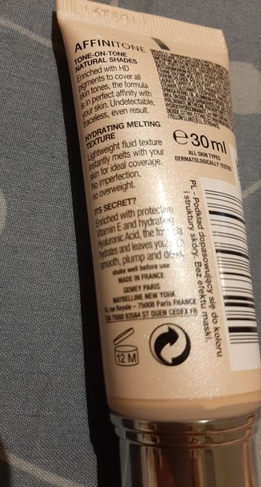 Podkład Maybelline Affinitone 02