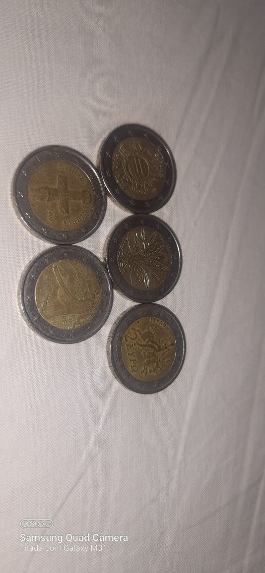 Moedas de 2 euros