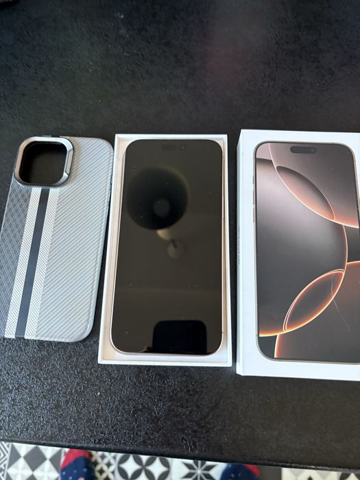 Iphone 16 pro max idealny stan  pustynny tytan