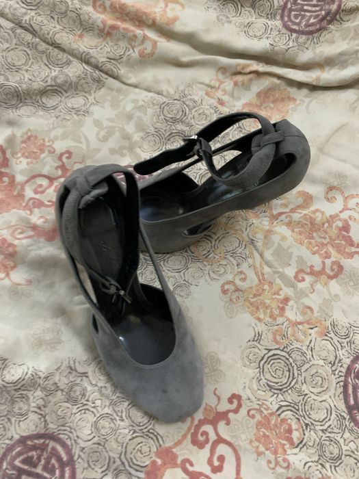 Туфли женские замшивые