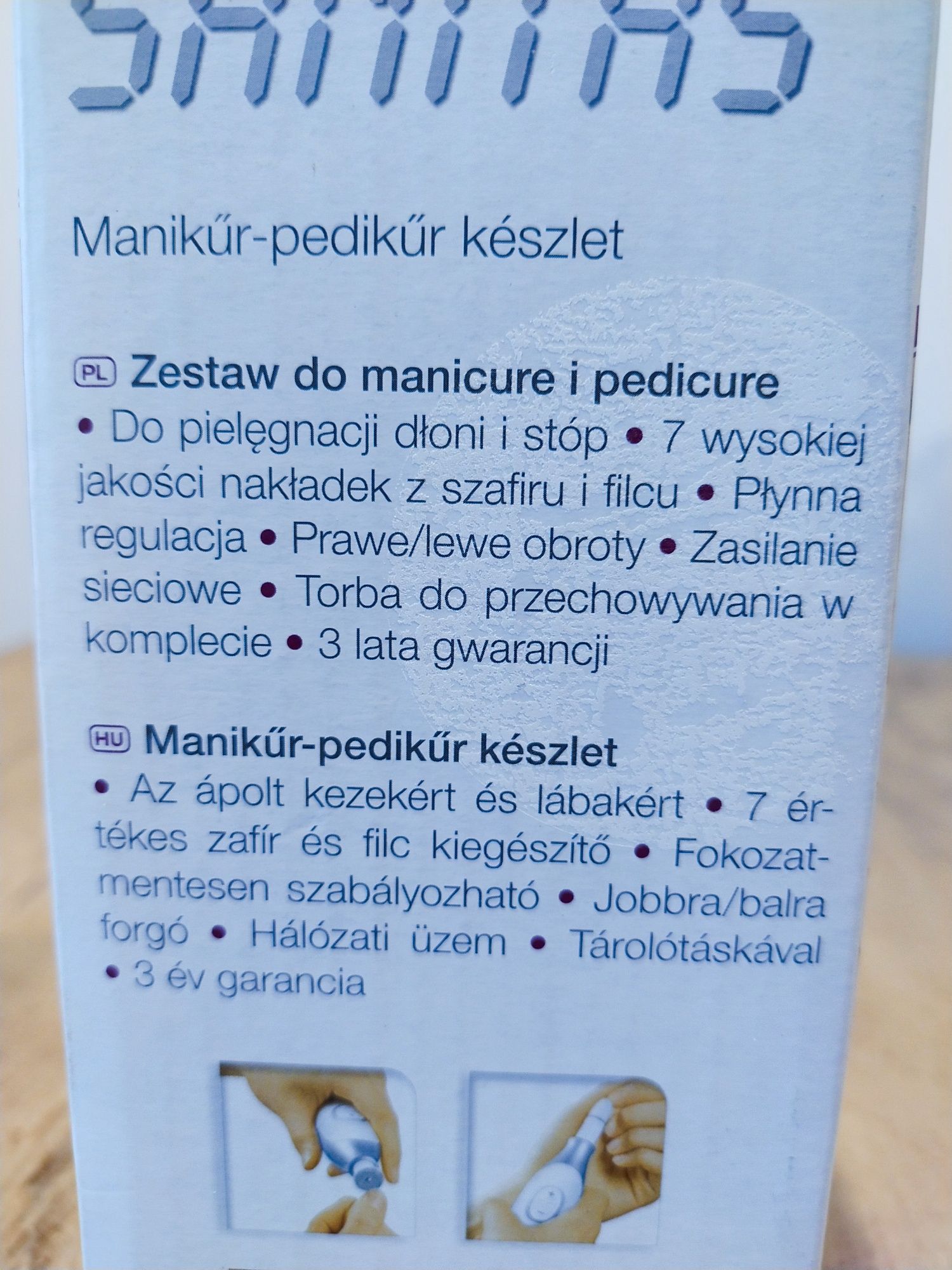 Zestaw do manicure i pedicure Sanitas