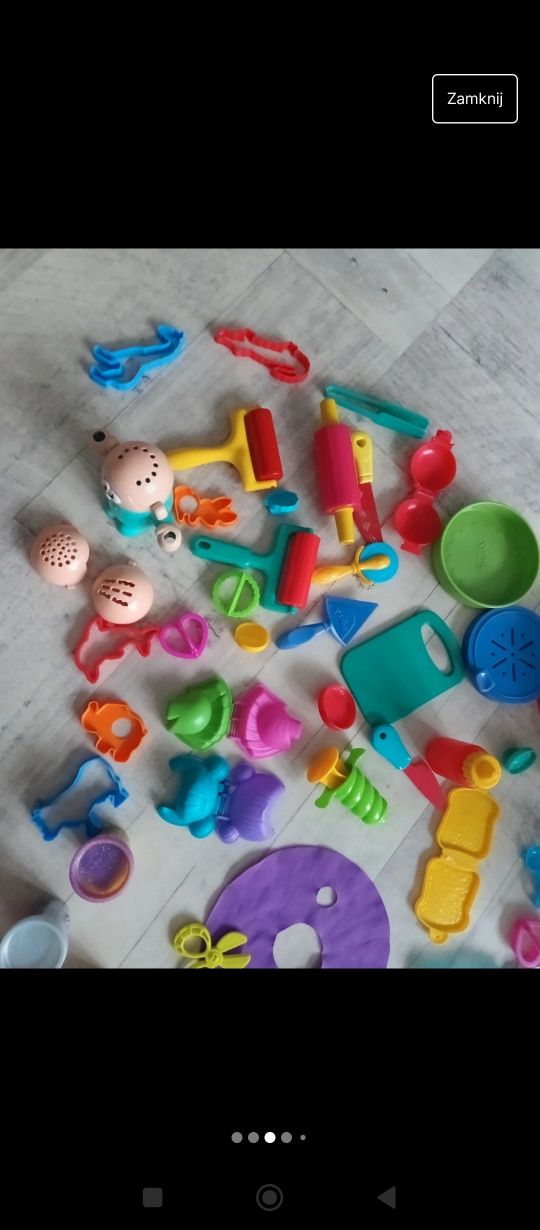 Zestaw Play-doh zestaw plastelin dentysta ,kawiarnia ,babeczki ,fryzje