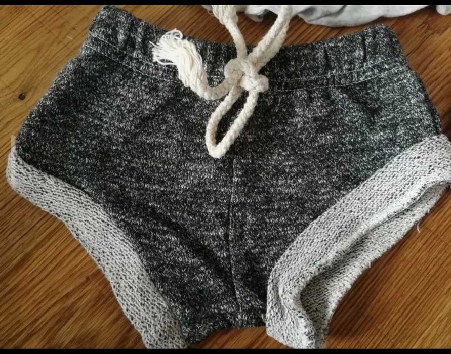 2 pack szorty dresowe ze sznurkami 80