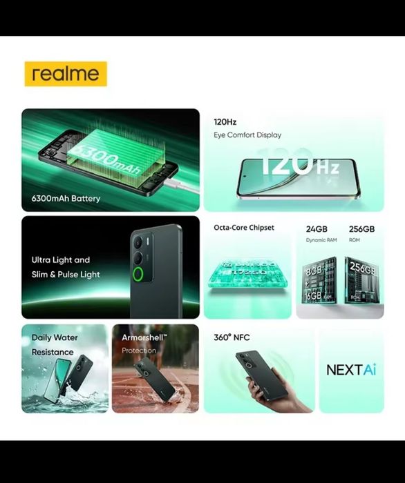 Realme P3 Lite 4/128 Green