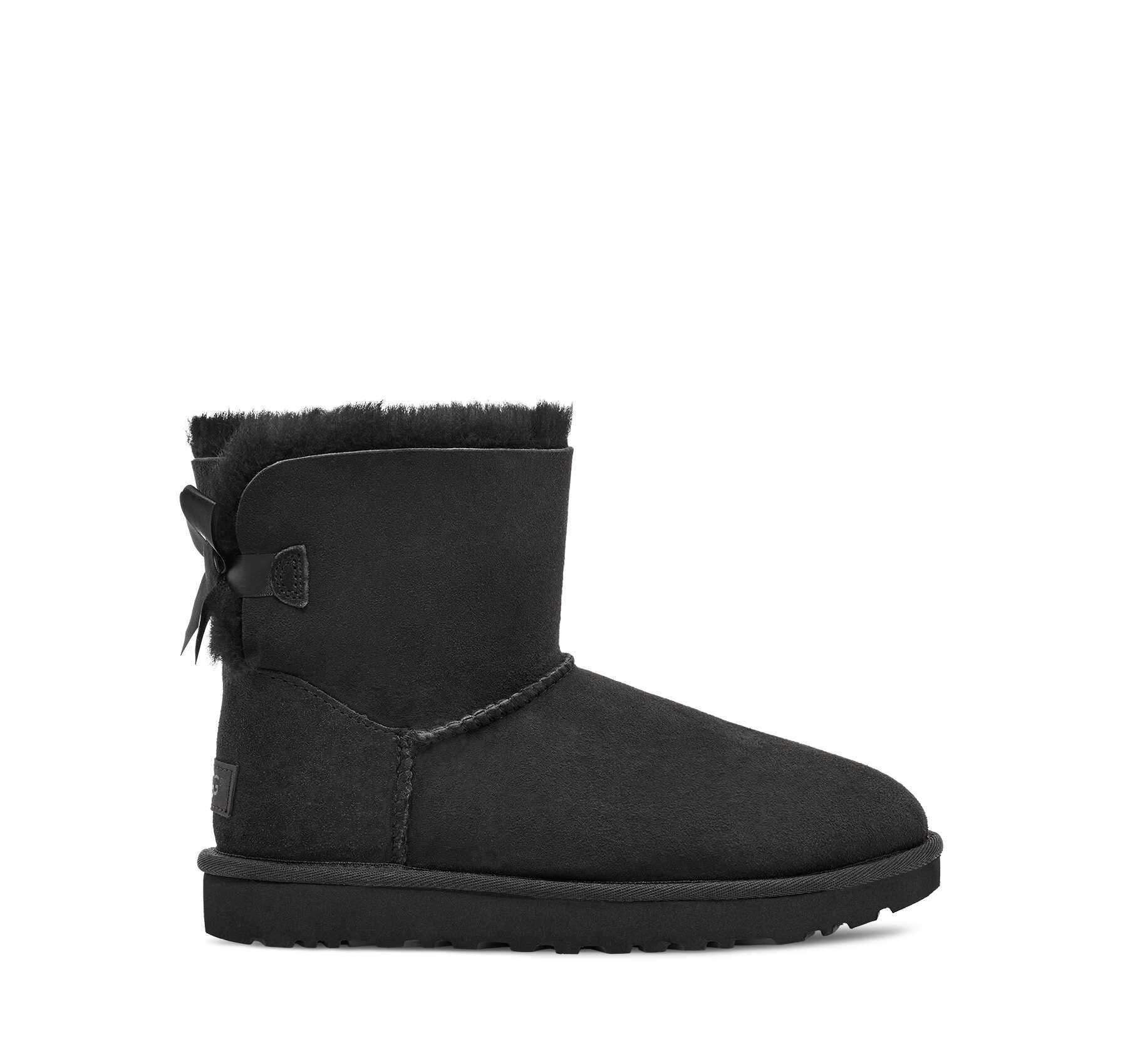 UGG Mini Bailey Bow жіночі угги міні з бантиком / Женские угги мини