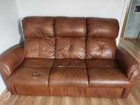 Sofa skorzana 3 osobowa