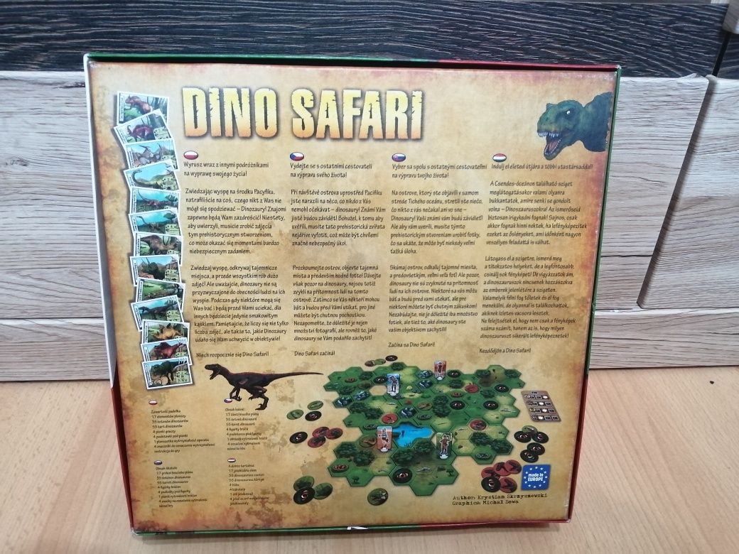 Gra planszowa "Dino Safari"