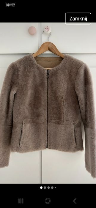 Kożuch luxury naturalny  werner christ dwustronny