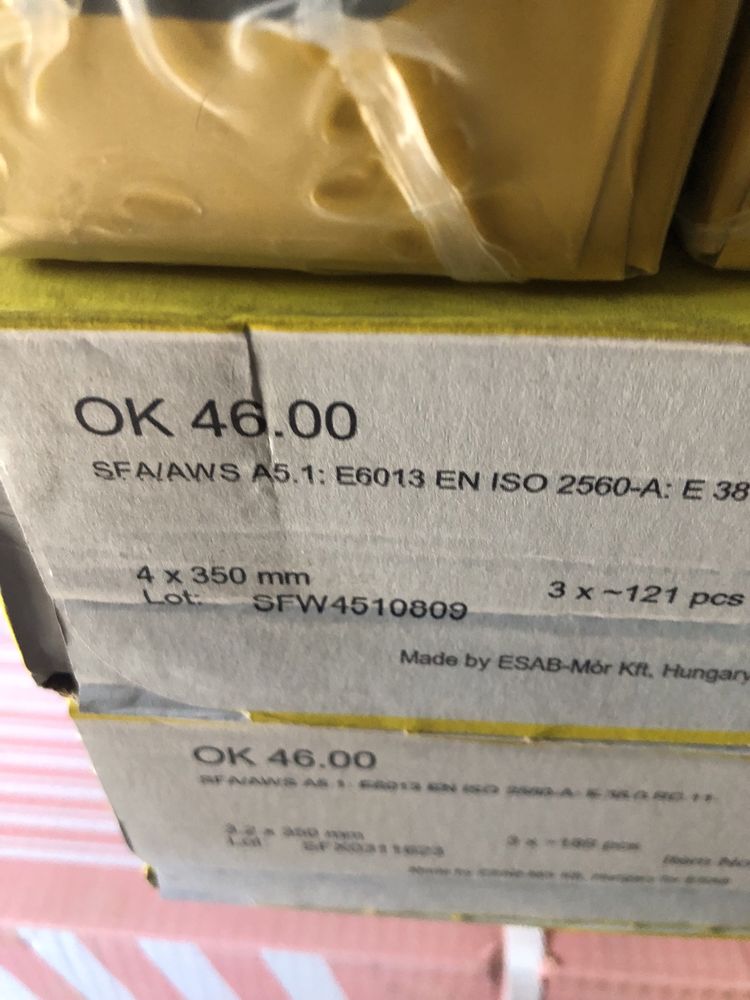 Elektroda Esab OK 46 3,2.  2.5 4.0