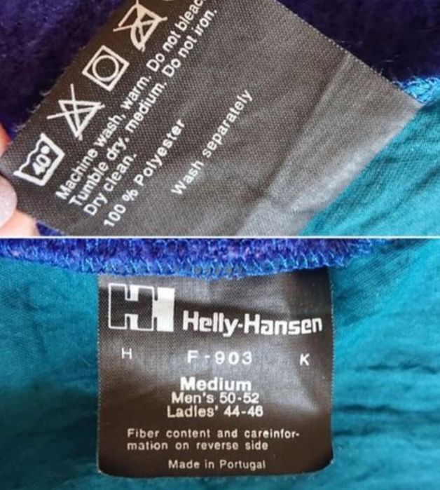 Винтажная флисовая плюшевая куртка helly hansen португалия