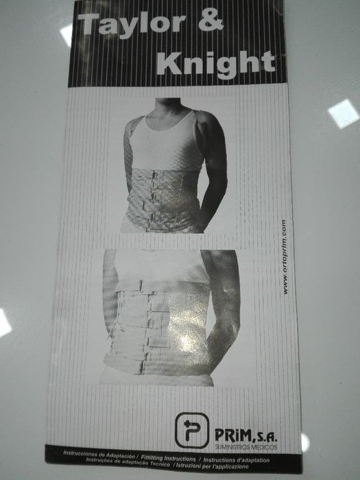 Cinta Taylor & Knight para coluna vertebral