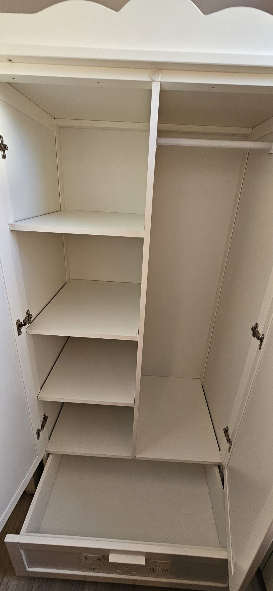 KOMPLET MEBLI DZIECIĘCYCH Klupś Marsell - Szafa, Regał, Komoda, łózko