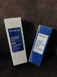 ANew HA maska na noc +serum zestaw