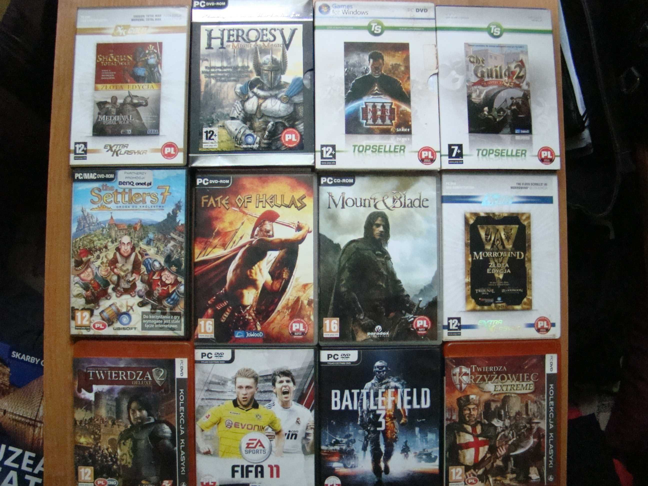 Gry Battlefield 3, Settlers 7, FIFA, Twierdza, Heroes V i Inne Okazja