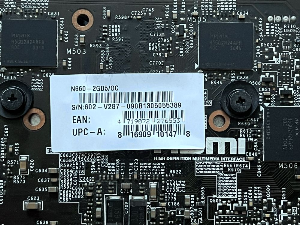 Karta Graficzna Nvidia GeForce MSI GTX 660 OC - sprawna