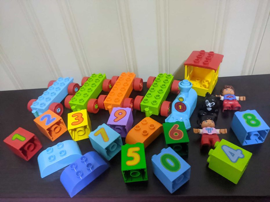 Lego Duplo Потяг Рахуй та грай поїзд лічба паровоз цифри поезд 10847