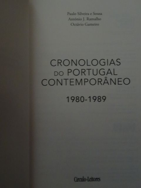 Cronologias do Portugal Contemporâneo - 5 Volumes