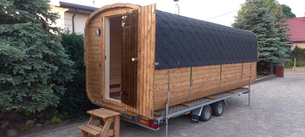 Mobilna Bania Balia jacuzzi Mobilne Spa do wynajęcia Suwałki i okoli