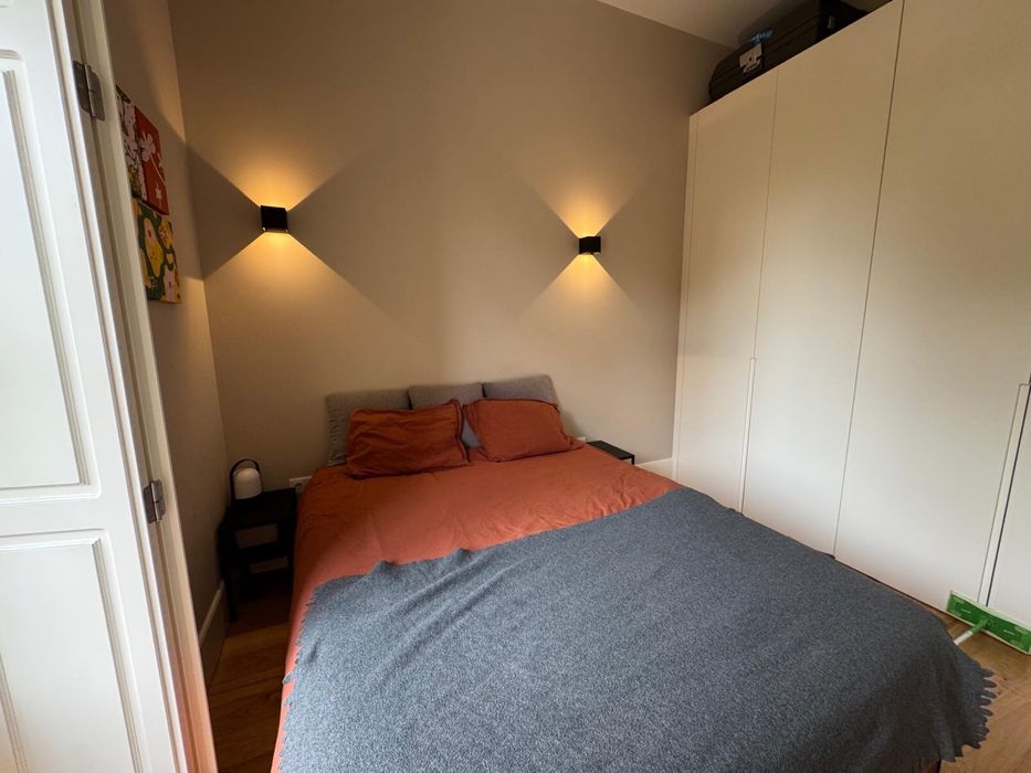 T1 mobilado com jardim