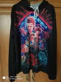 Bluza z kapturem kangur Stranger Things 3D