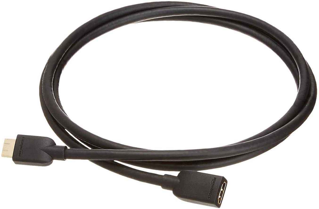 Cabo HDMI Extensão Macho - Femea - TV- 4k - Conector Ouro