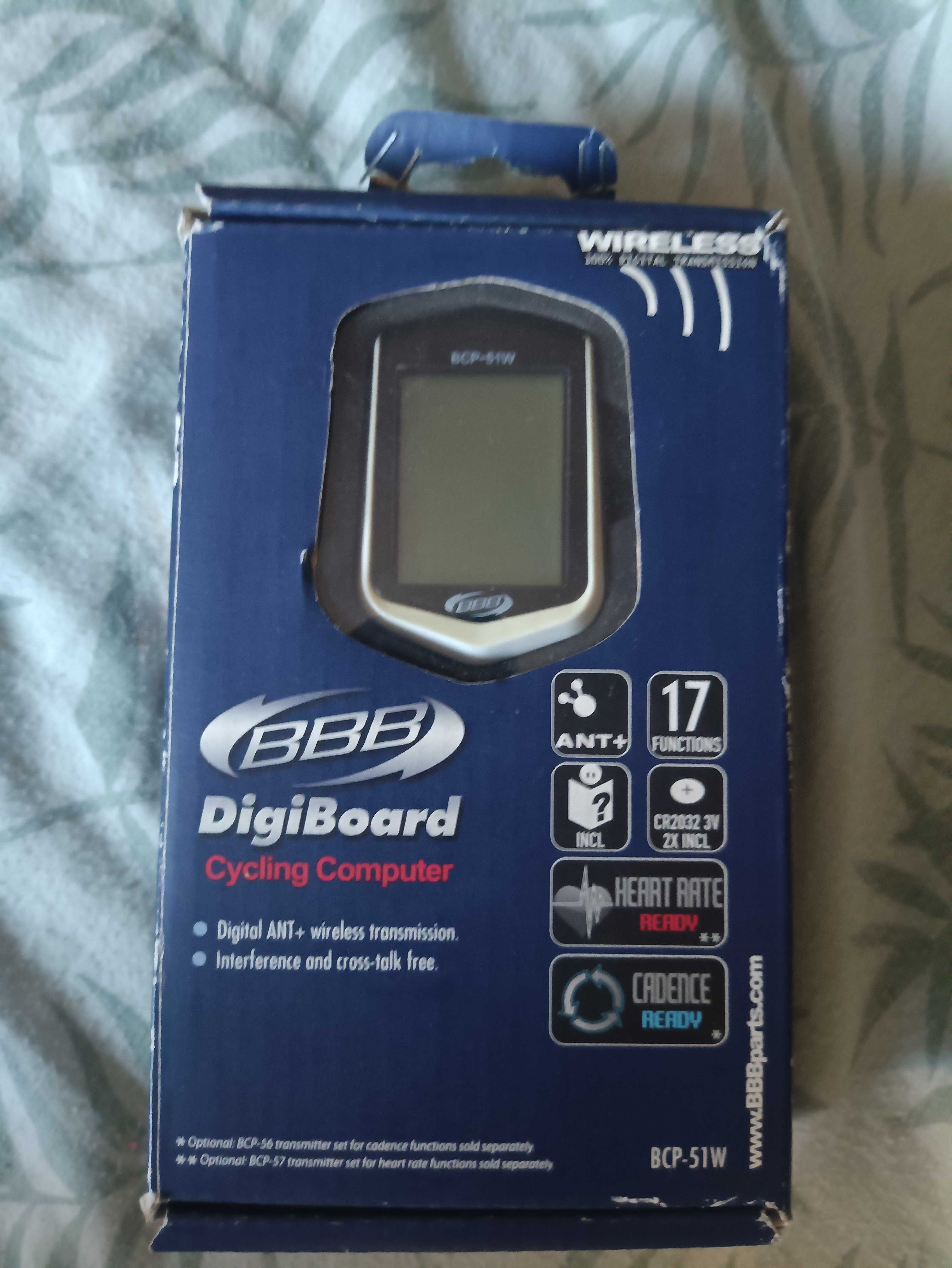 Вело компьютер BBB BCP 51W Ant+ Cadence + Heart Rate датчик.