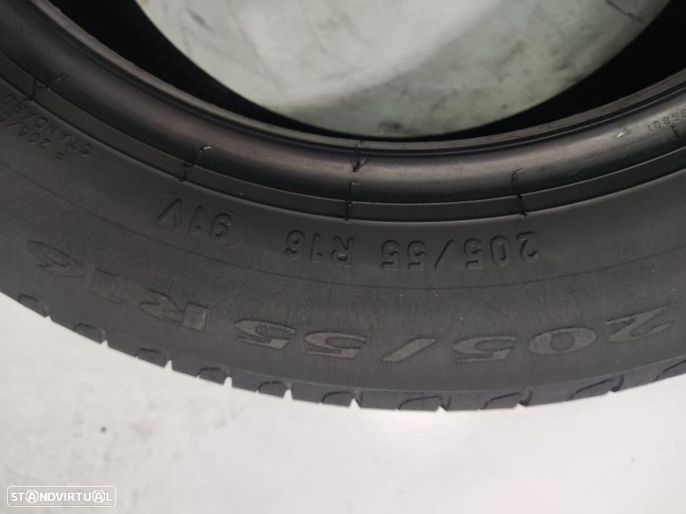 2 pneus semi novos 205-55r16 pirelli - oferta dos portes 90 euros