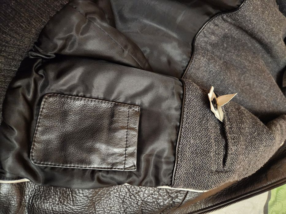 Мужская кожаная куртка Karl Lagerfeld  оригинал