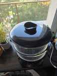 Czarny Parowar Tefal