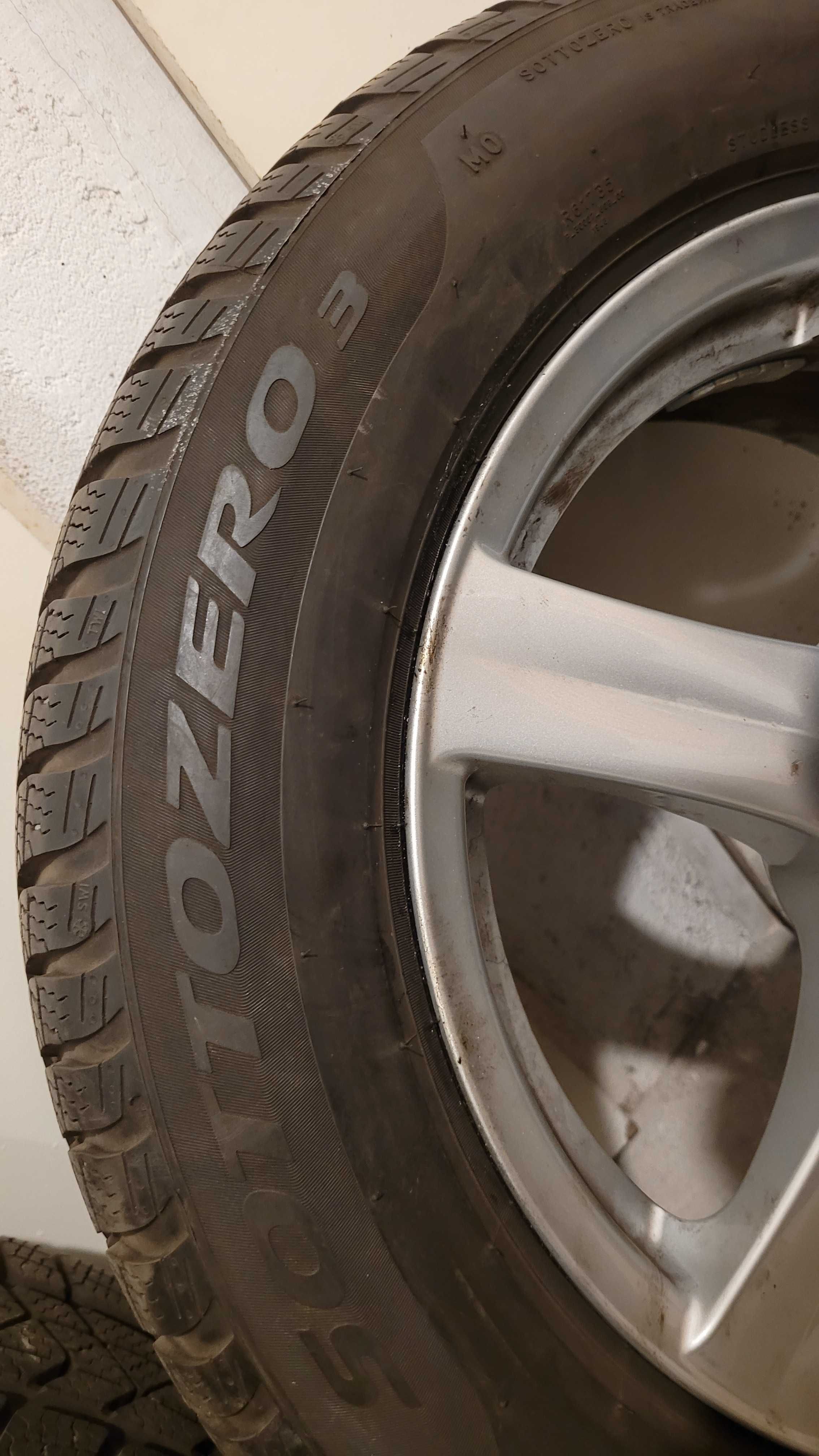 koła zimowe renault laguna 3 205/60/16 Pirelli Sottozero 3, 5x114.3