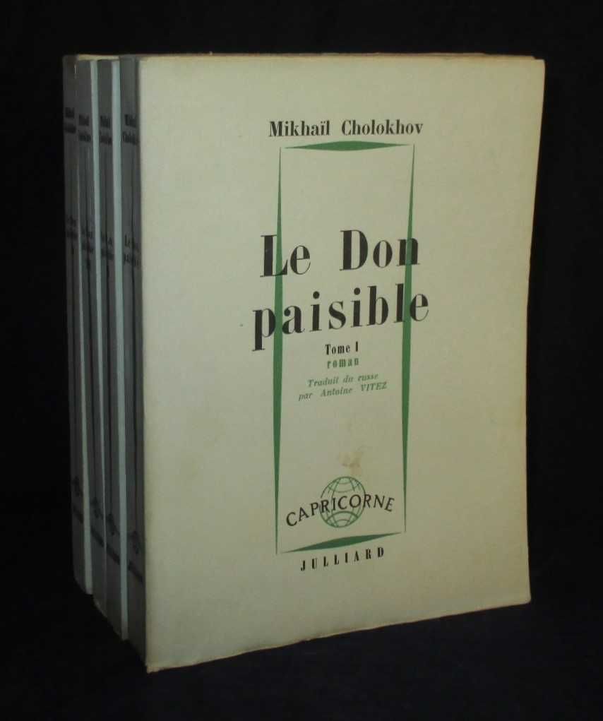 Livro Le Don paisible Mikhaïl Cholokhov 4 Volumes