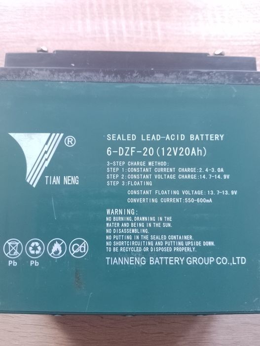 Акумулятор 12v20Ah