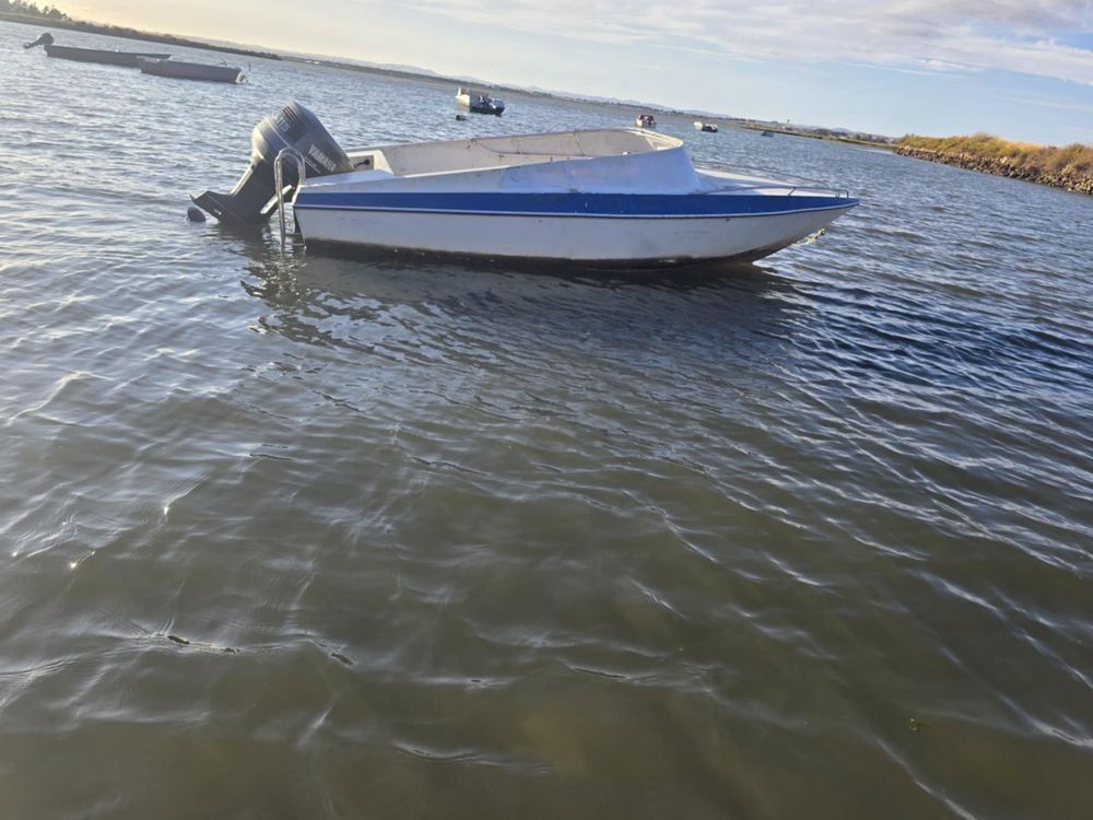 Vendo barco riamar com motor yamaha 115cv V4 2 tempos
