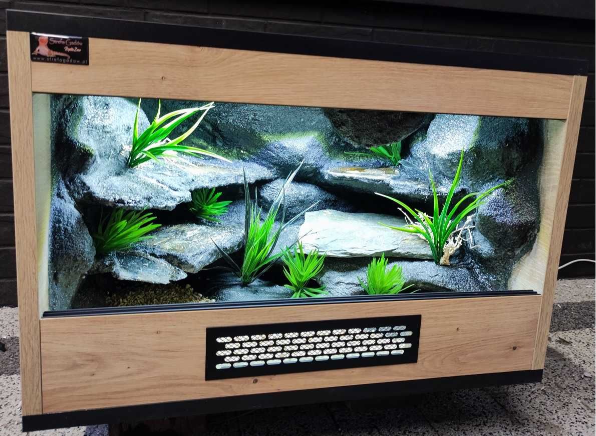 Terrarium pustynne nr525 60/40/40 dla gekona lamparciego NA ZAMÓWIENIE