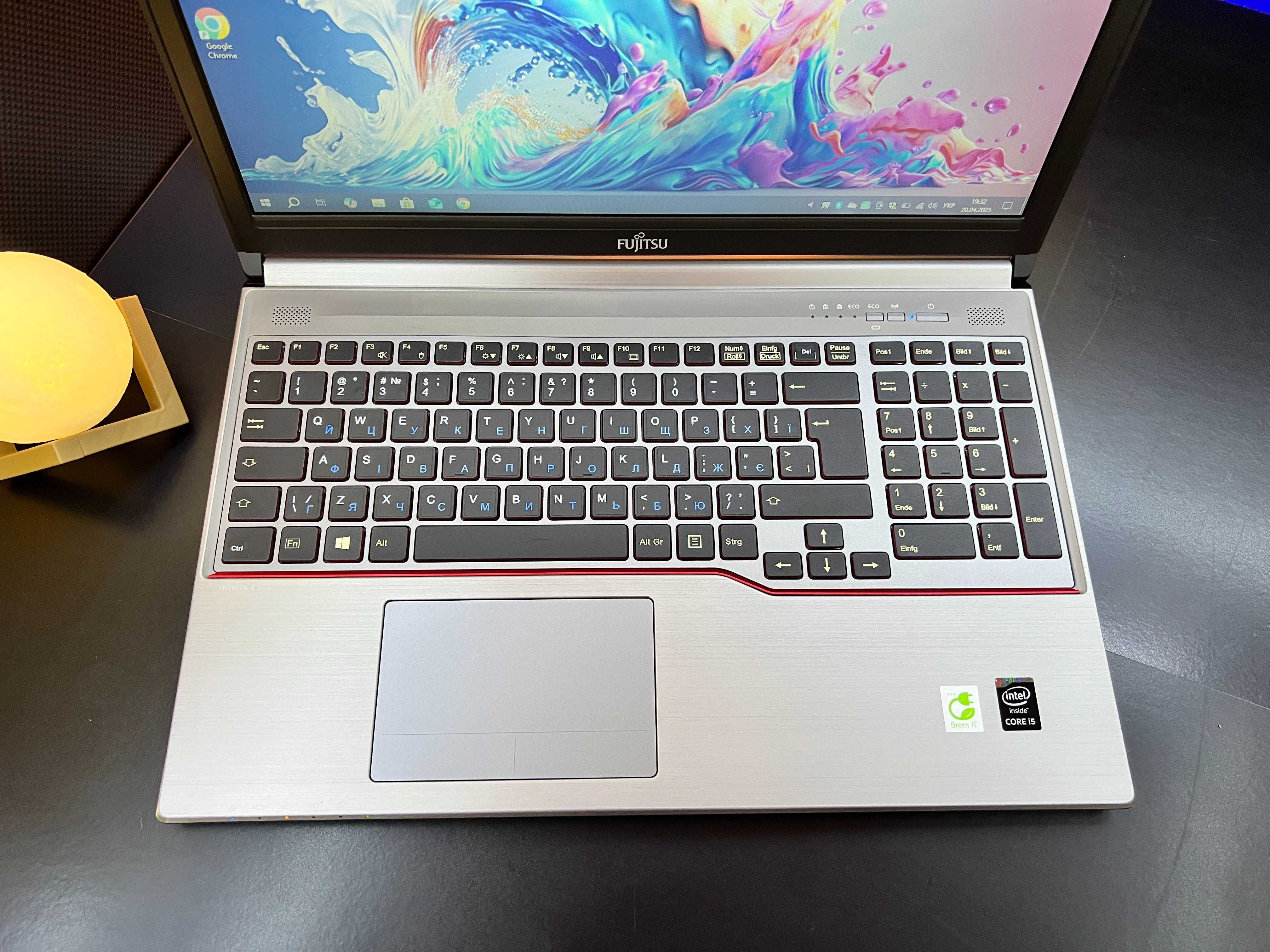Fujitsu E754 15,6 | Core i5 | 8 GB | SSD 256 GB | ноутбук
