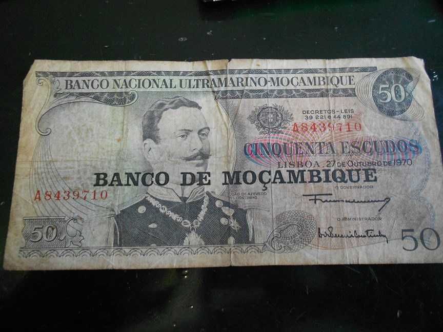 Nota do Banco Nacional Ultramarino 1970