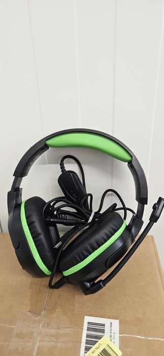 Słuchawki przewodowe gamingowe z mikrofonem i regulacja głośności